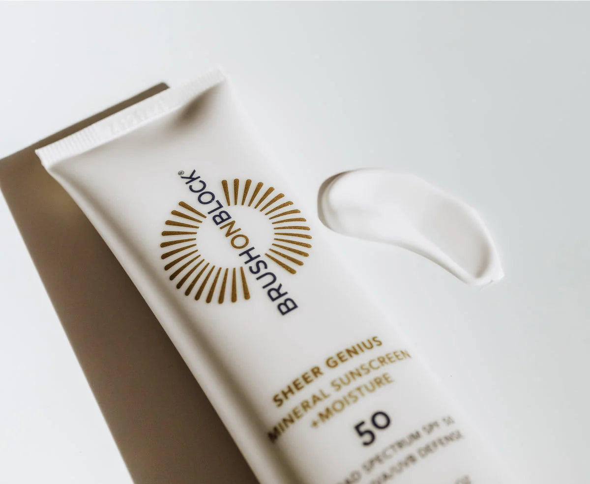 BRUSH ON BLOCK Sheer Genius SPF 50 Mineral Sunscreen